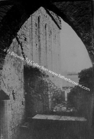 ATHASSEL PRIORY  NORTHERN CHAPEL OF SOUTH TRANSEPT WITH SOUTH WALL OF CHANCEL